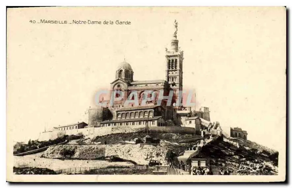 Marseille — Nossa Senhora da Guarda — Edição La Cigognue - Frente