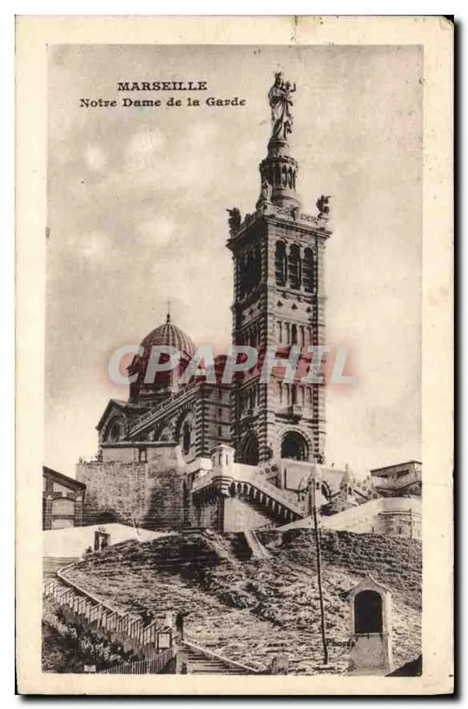 Marselha — Nossa Senhora da Guarda — Fototipia - Frente