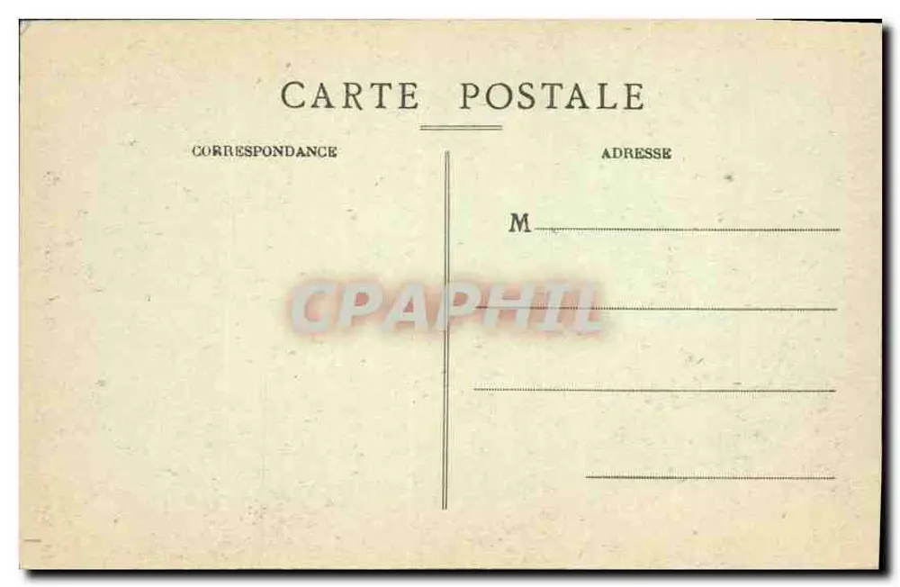 Marseille - Nossa Senhora da Guarda através das árvores - Verso