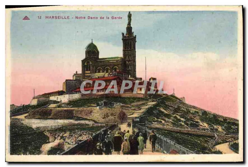 Marselha - Nossa Senhora da Guarda — editor CAP - n°12 - Frente