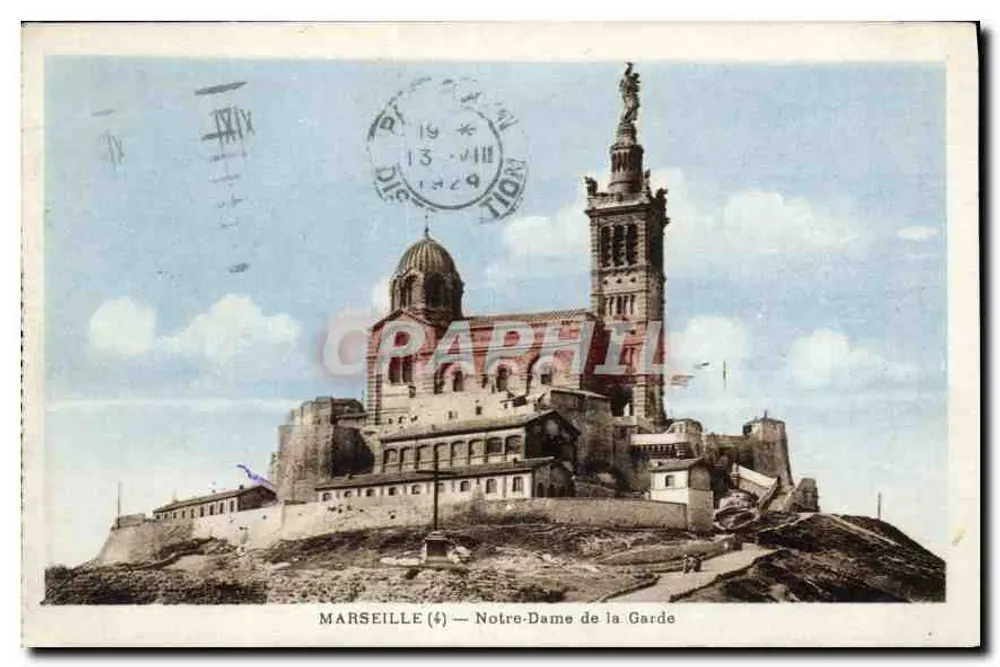 Marseille (4) — Nossa Senhora da Guarda — A. Tardy, fot. edit. Port, Marseille - Frente