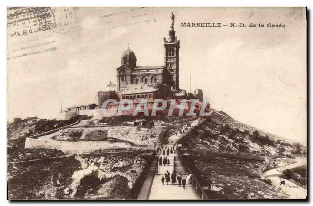 Marseille — N.-D. de la Garde — wydawca Punct - Awers