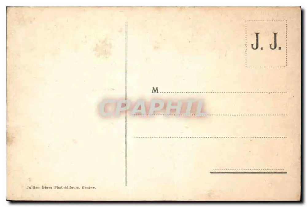 Genf — Die Jetée und der Quai du Léman — J.J. 8846 - Rückseite