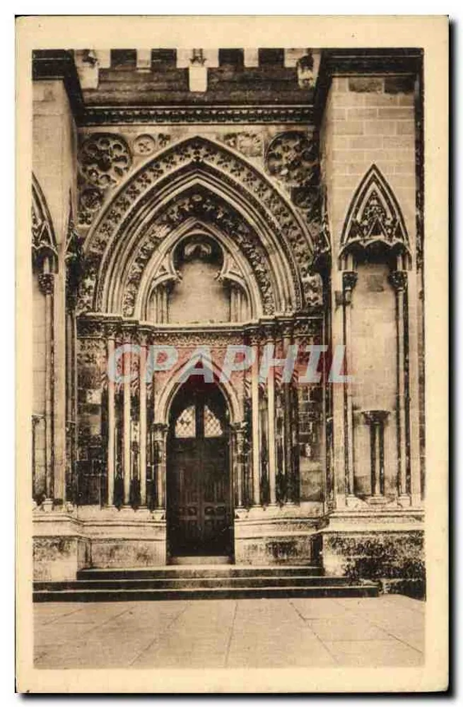Lisieux — Eines der Portale der Kathedrale Saint-Pierre — Karten 'La Cigogne', 25, av. de la République, Deauville - Vorderseite