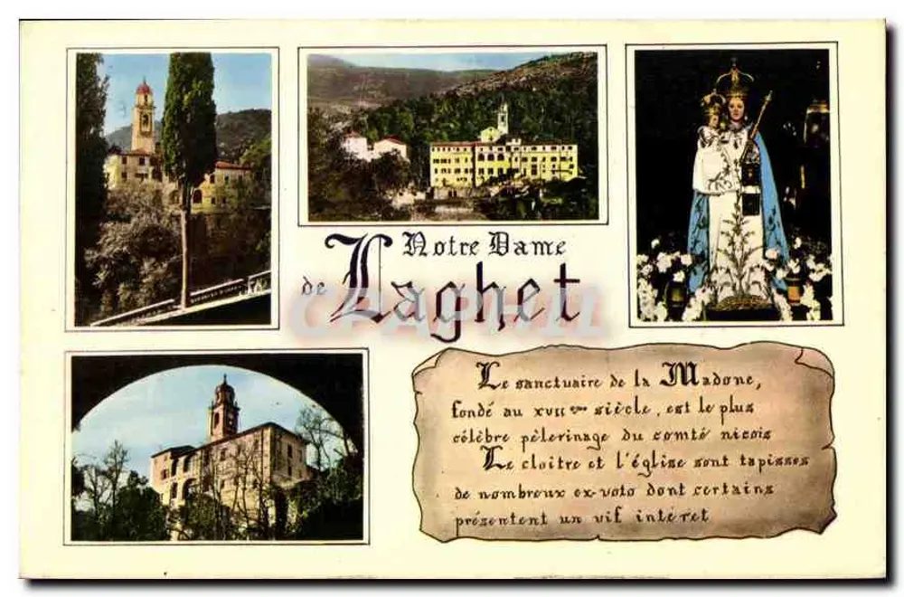 Notre Dame de Laghet — Santuário da Madona — Éditions PHIL - Frente