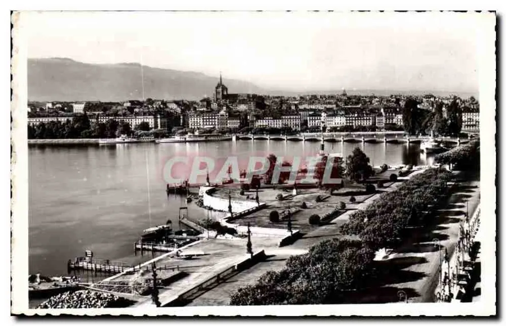 Genf — Quai du Mont-Blanc und Hafen — n°2781 - Vorderseite