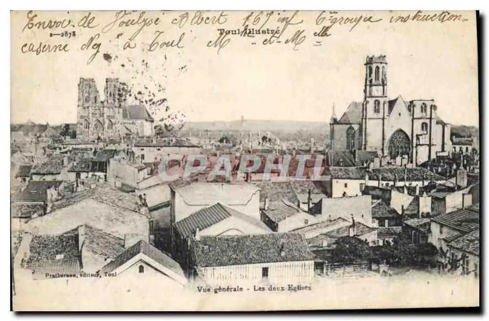 Toulon — Allgemeiner Blick — Die beiden Kirchen — Pratbousson, Verlag, Toulon - Vorderseite