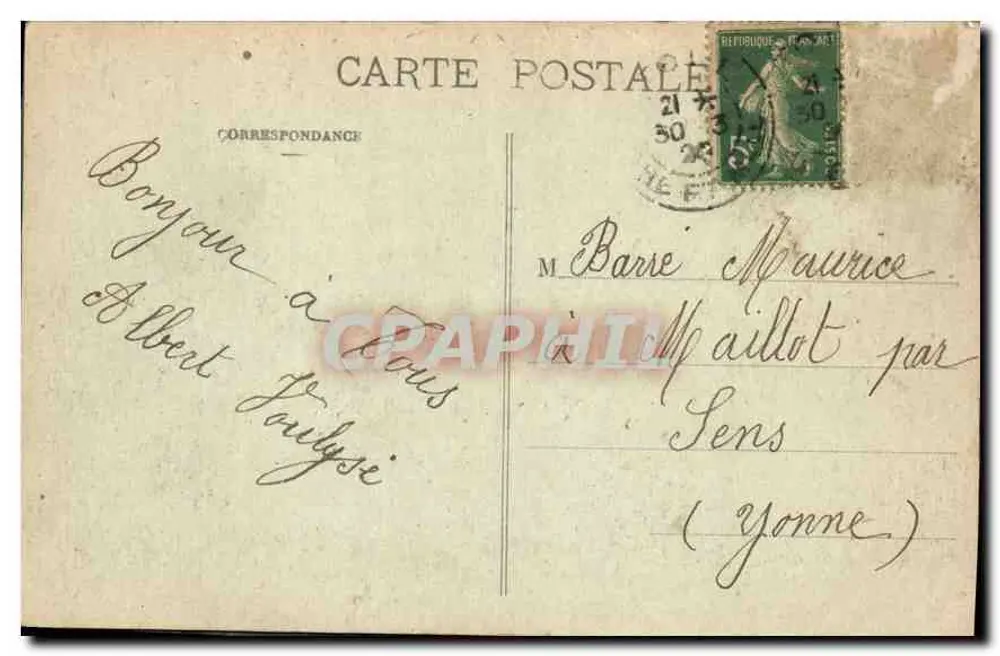 Toulon — Allgemeiner Blick — Die beiden Kirchen — Pratbousson, Verlag, Toulon - Rückseite