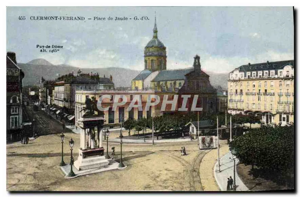 Clermont-Ferrand — Place de Jaude — G. d'O. - Frente