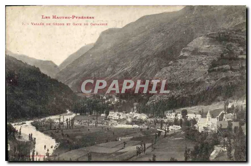 Tal der Gèdre und Gave de Gavarbie — Les Hautes-Pyrénées — Verleger nicht sichtbar - Vorderseite