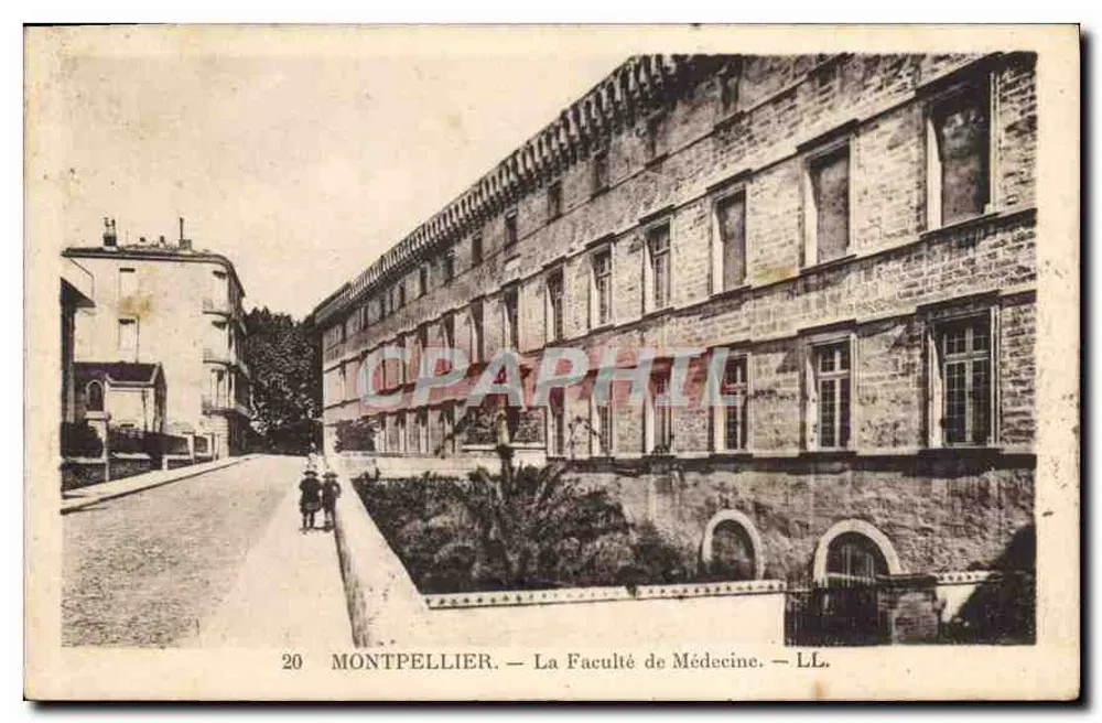 Montpellier — A Faculdade de Medicina — LL. n°20 - Frente