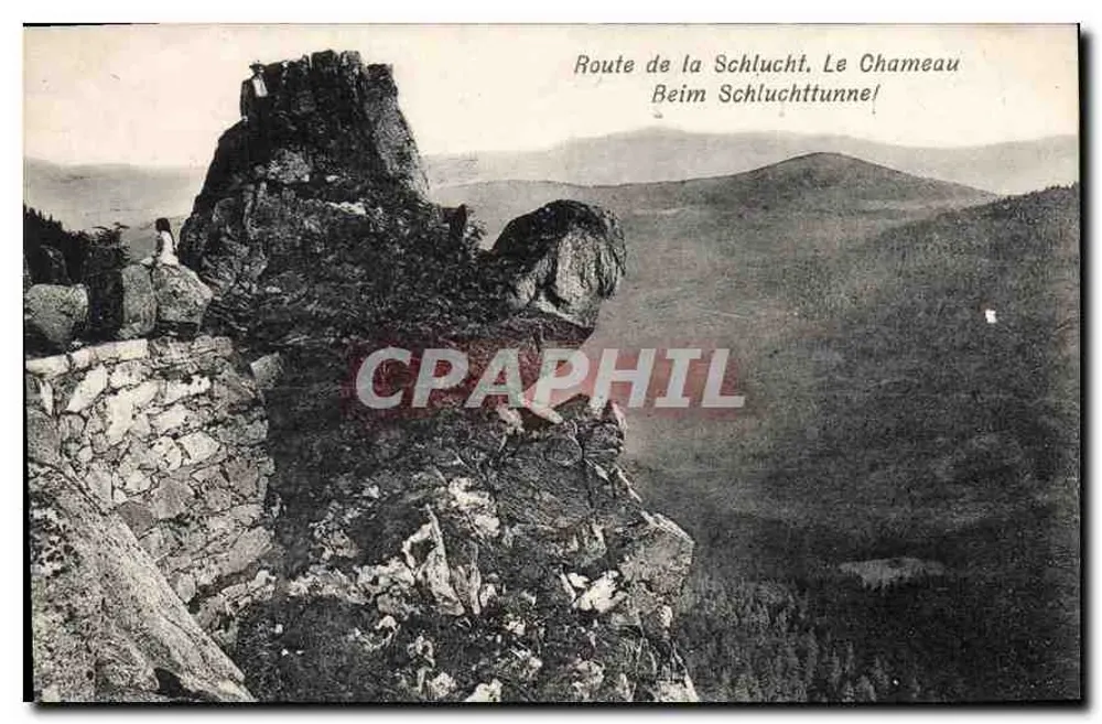Route de la Schlucht, Le Chameau — Beim Schluchttunnel — Zahniaisen-Wi-land, Münner O.E. - Vorderseite