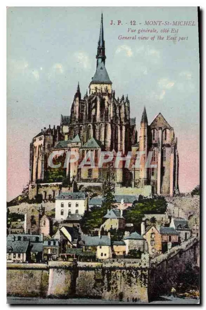 Mont-Saint-Michel — Vista geral, lado Leste — J.P. - 12 - Frente