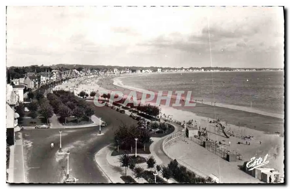 La Baule — Aussicht auf die Esplanade des Casinos und den Strand — Verlag Estel, Nr. 3653 - Vorderseite