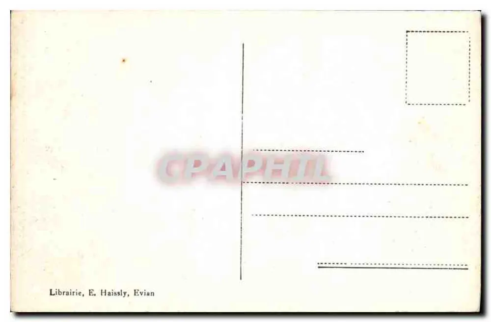 Evian-les-Bains — L'Ermitage — Livraria E. Haissly, Evian - Verso