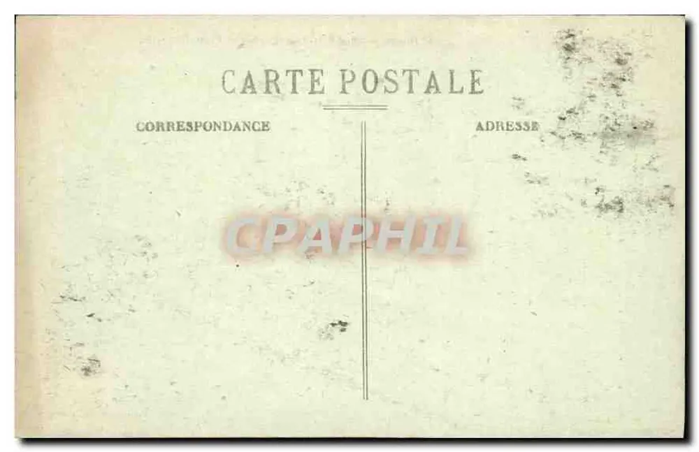 Reims — Place Drouet-d'Erlon und Fontaine Subé — Ausgabe F. D., Paris - Rückseite