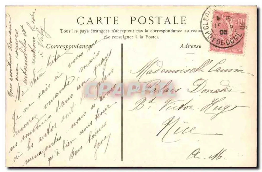 Clermont-Ferrand — A Place de Jaude — Coleções ND Phot, n°164 - Verso