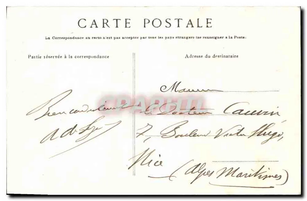 Saint-Pol-de-Léon — Der gotische Turm — Sammlung Villard, Quimper - Rückseite