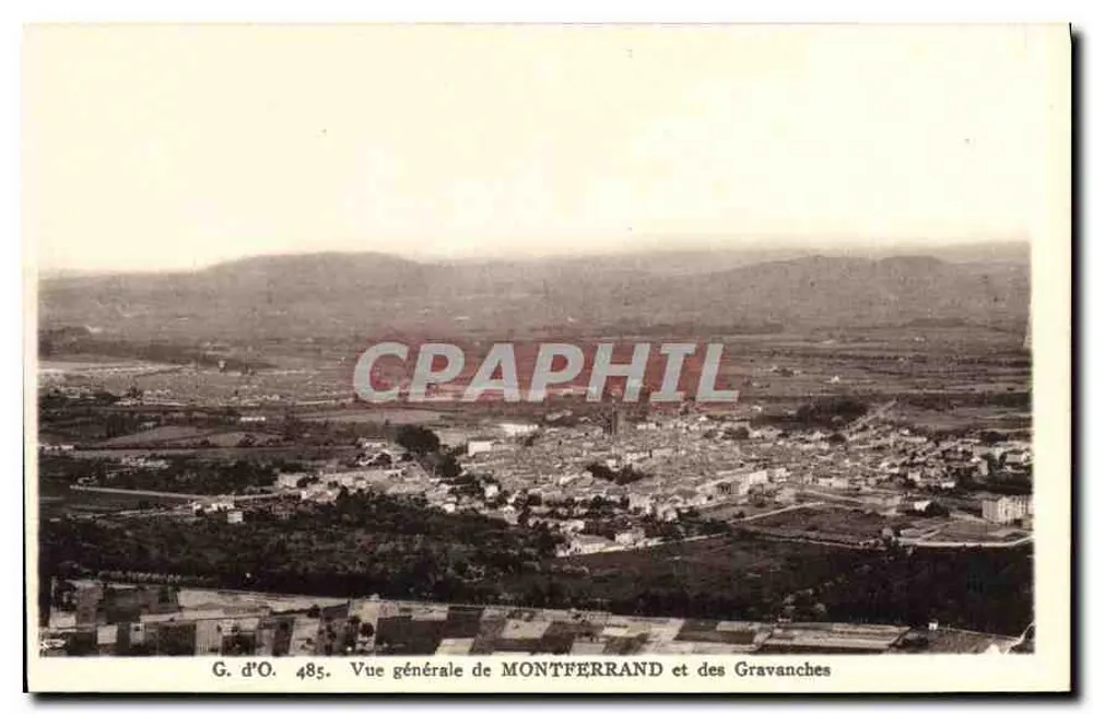 Montferrand e dei Gravanches — vista generale — G. d'O. 485 - Recto