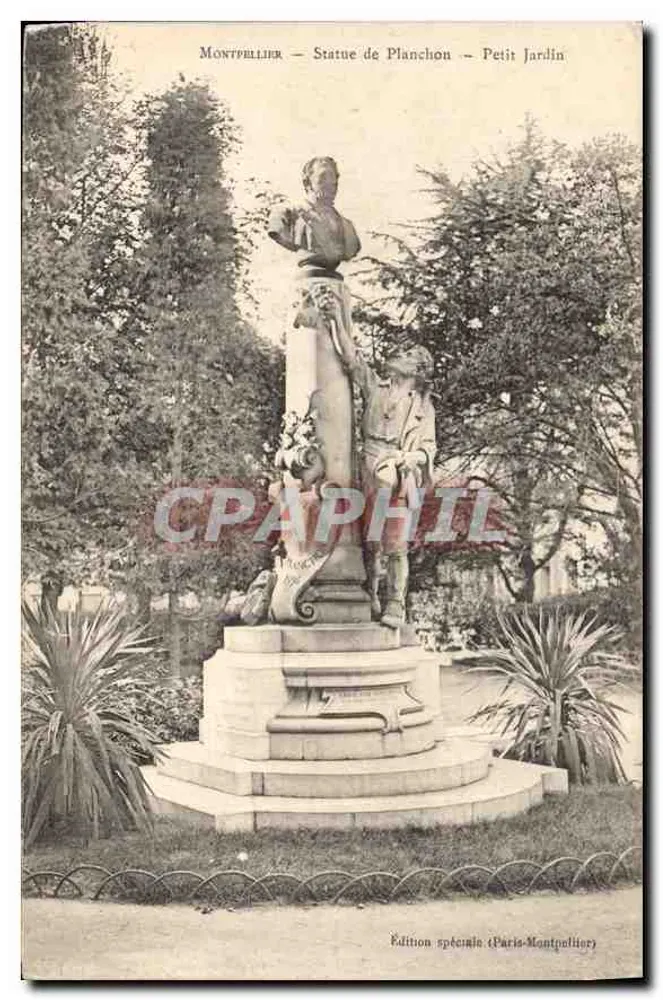 Montpellier - Estátua de Planchon - Jardim Pequeno — Edição de exemplar (Paris-Montpellier) - Frente