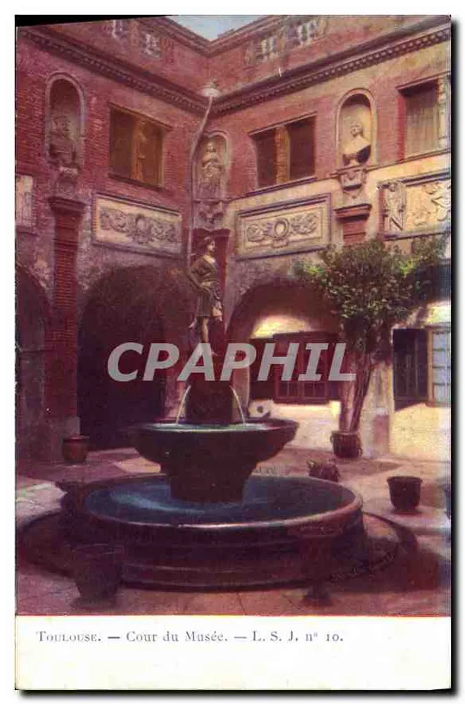 Toulouse — Cour do Museu — L. S. J. n° 10 - Frente