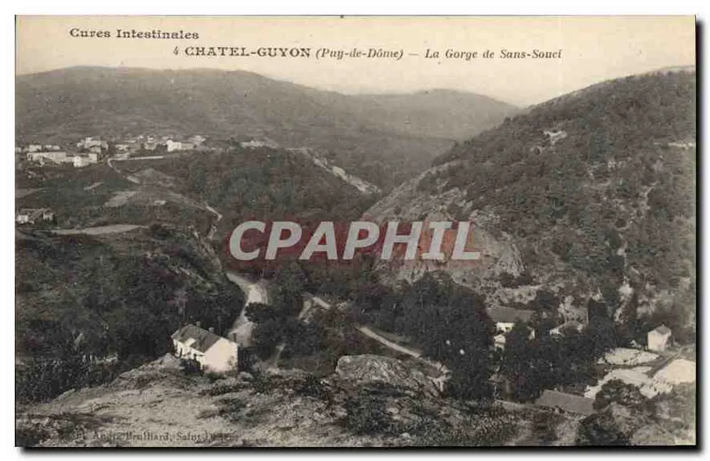 A Gorge de Sans-Souci — Châtel-Guyon (Puy-de-Dôme) — Cures Intestinales - Frente