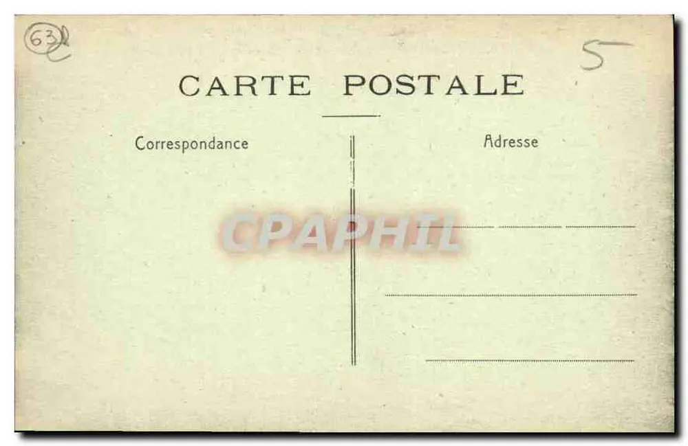 A Gorge de Sans-Souci — Châtel-Guyon (Puy-de-Dôme) — Cures Intestinales - Verso
