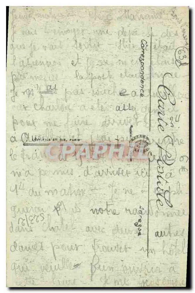 चाटेल-ग्यूयोन — गेट से लिया गया दृश्य — LL. — संख्या 114 - पीछे
