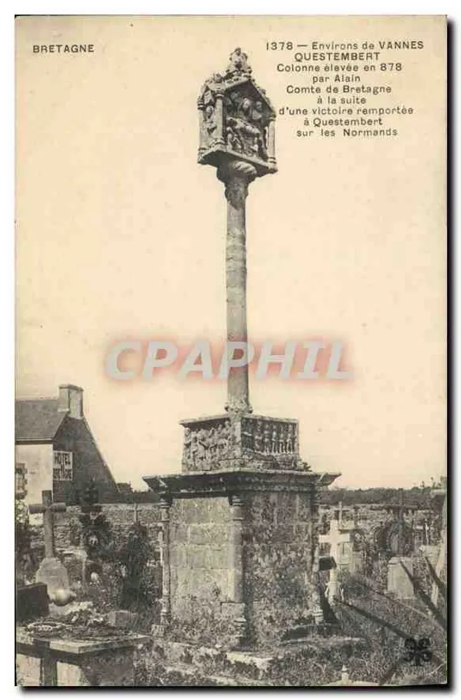 क्वेस्टेंबर्ट के स्तंभ — वैन्स के आसपास, ब्रेटेन — प्रकाशक अज्ञात, श्रृंखला संख्या अदृश्य - आगे