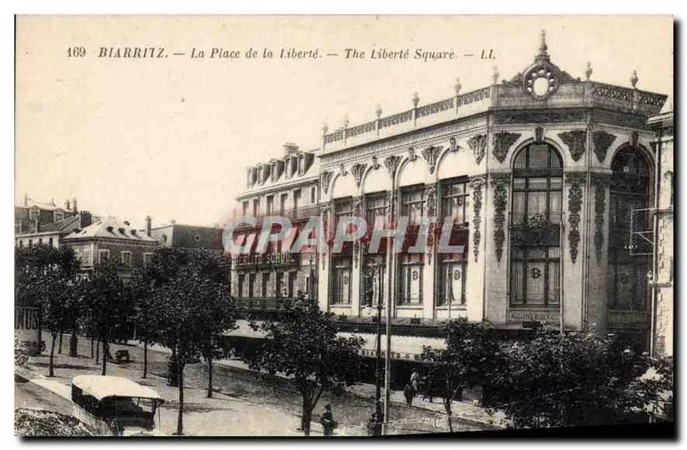 Biarritz — A Praça da Liberdade — LL - Frente