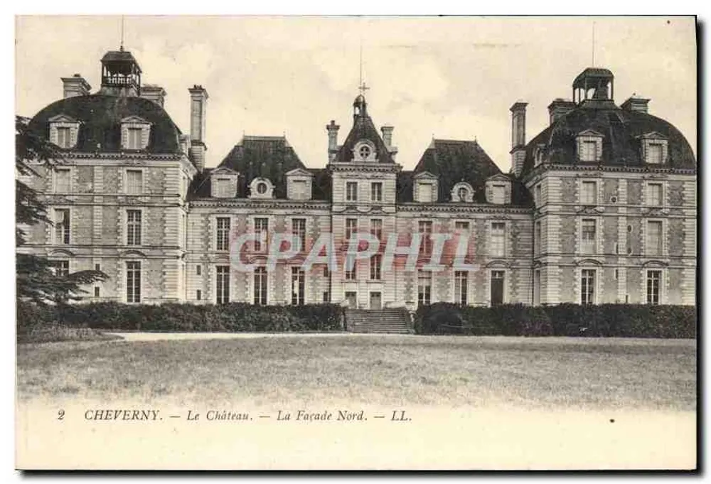 Cheverny — O Castelo — A Facha Norte — LL. - Frente