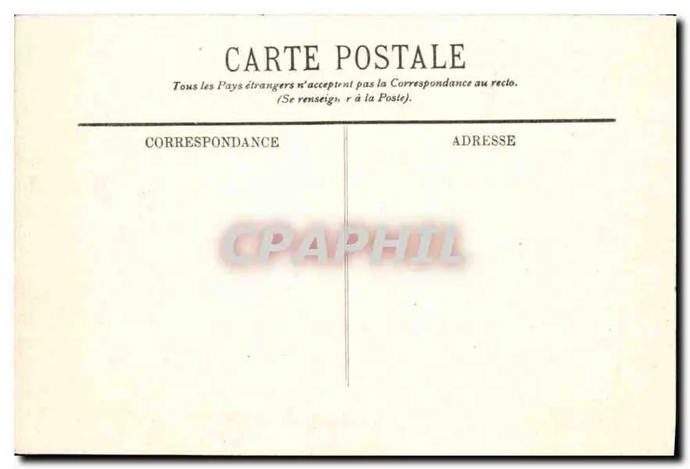 Cheverny — O Castelo — A Facha Norte — LL. - Verso