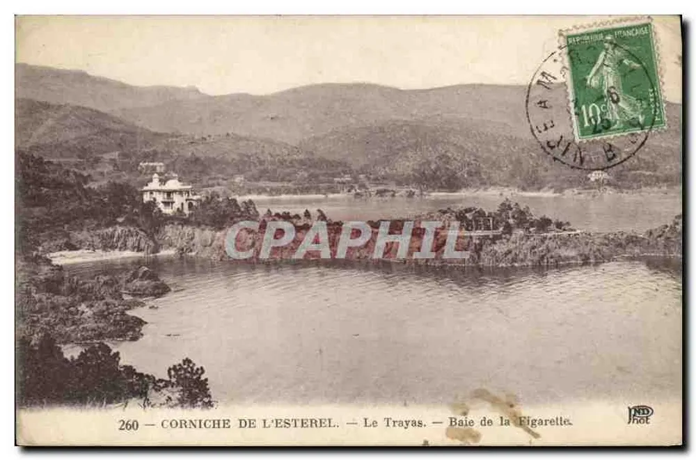 Corniche de l'Esterel — Le Trayas — Baie de la Figarette — Neudoin Frères, Paris - Frente