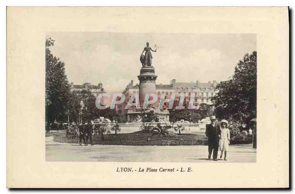 LYON - A Praça Carnot - L. E. - Frente