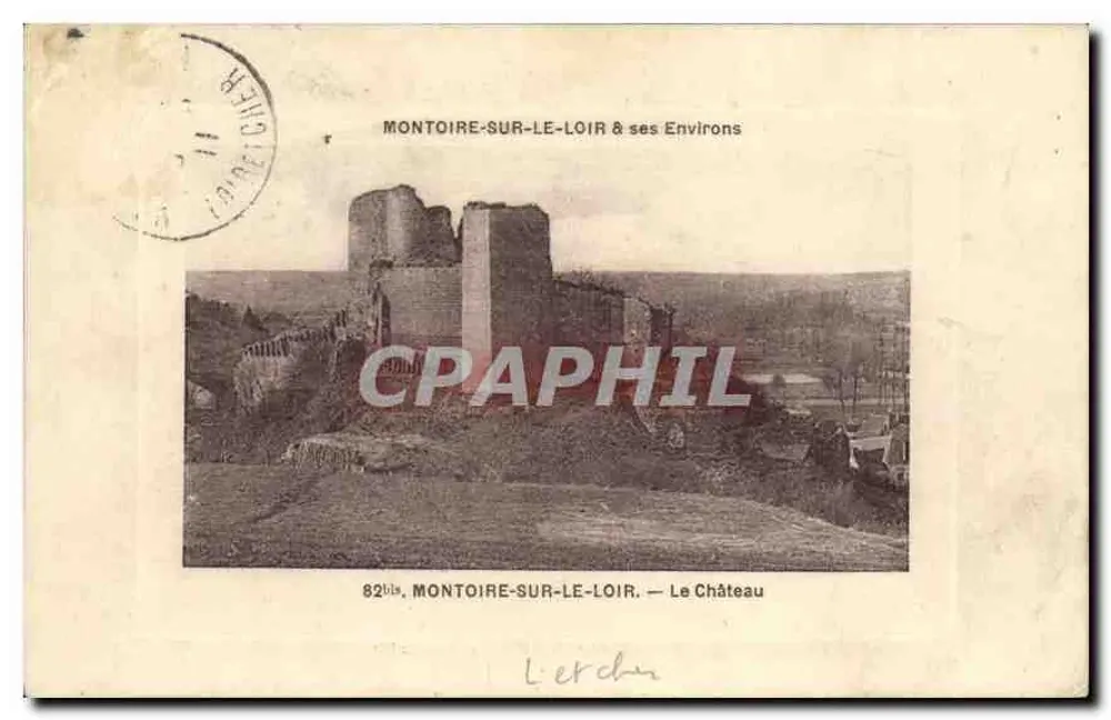 Montoire-sur-le-Loir e seus Arredores — O Castelo — Editor: Le Bay, foto, Montoire - Frente