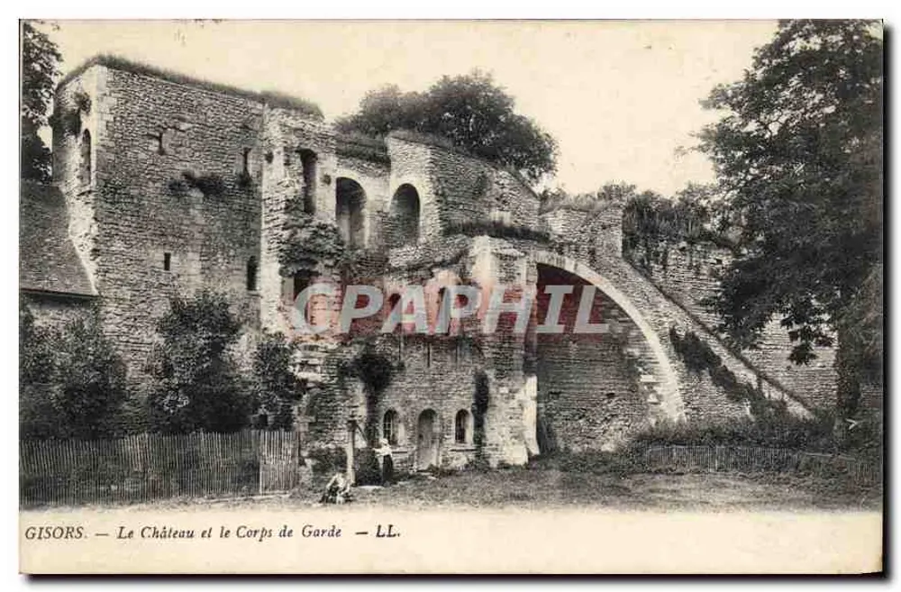 Gisors — Il Castello e il Corpo di Guardia — LL. - Recto