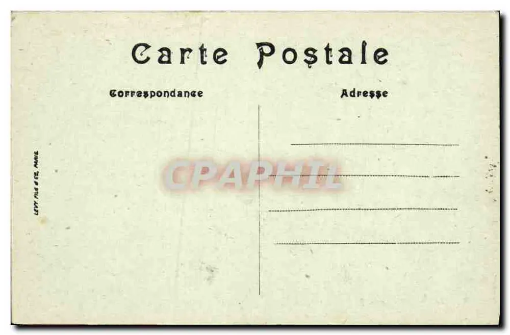 Gisors — Il Castello e il Corpo di Guardia — LL. - Verso