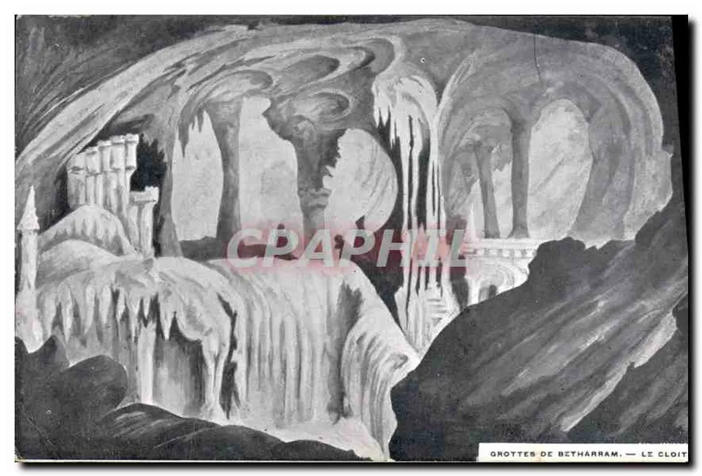 Grottes de Bztharram — O Cloître - Frente