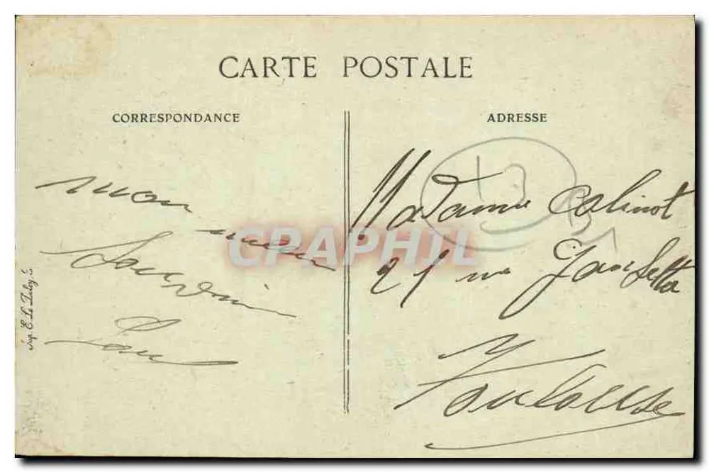 Marselha — A Rua La Cannebière — Novelt's - Verso