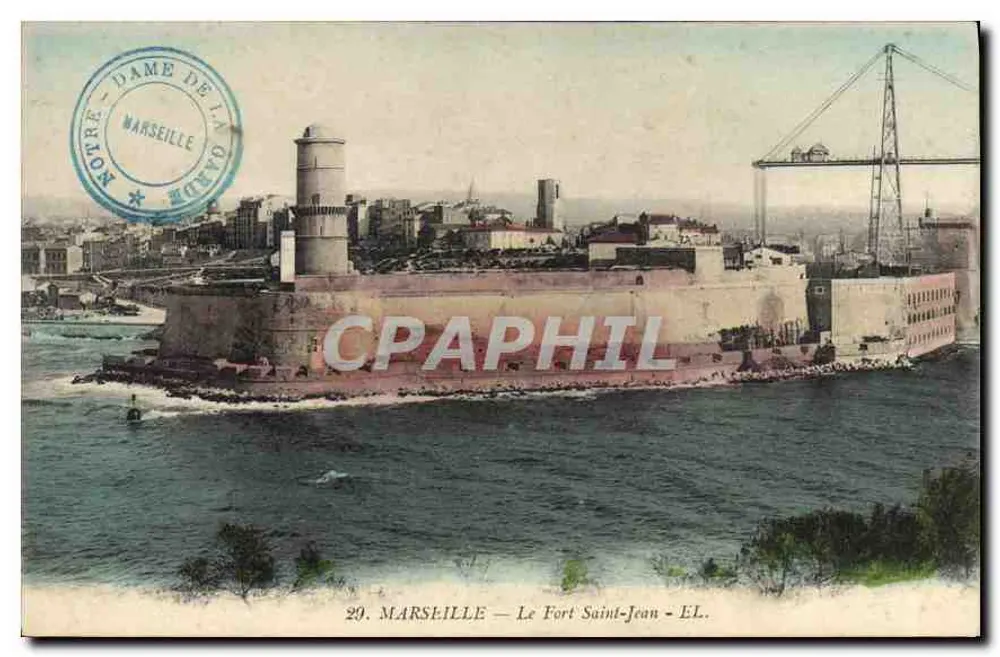 Marseille — O Forte Saint-Jean — Editor EL. - Frente