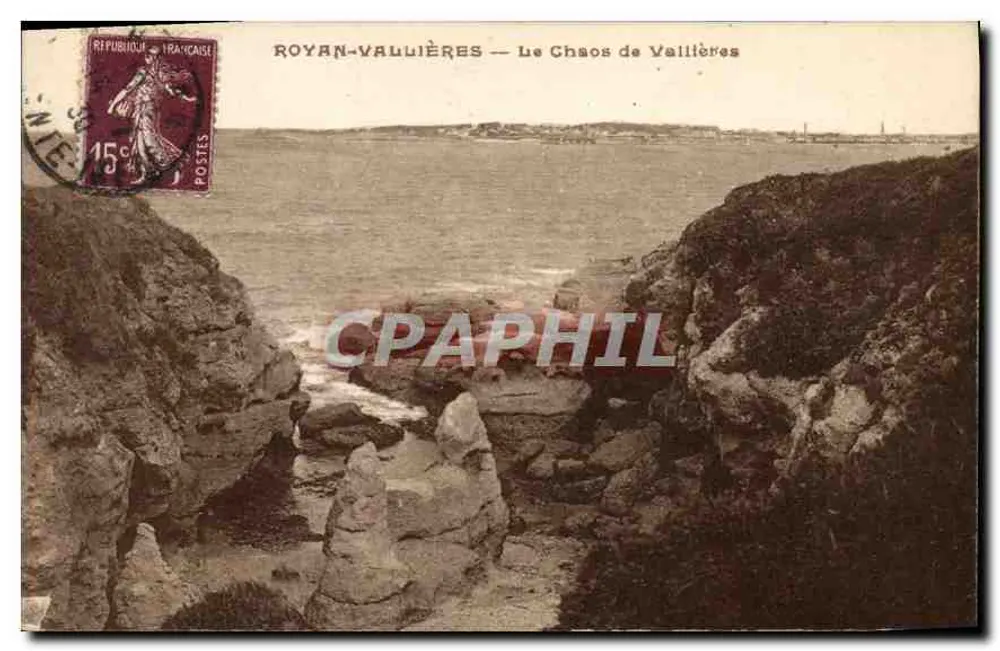 ROYAN-VAULIÈRES — Le Chaos de Vallières — Édition Mahieu - St. Ges-de-Didon - Recto