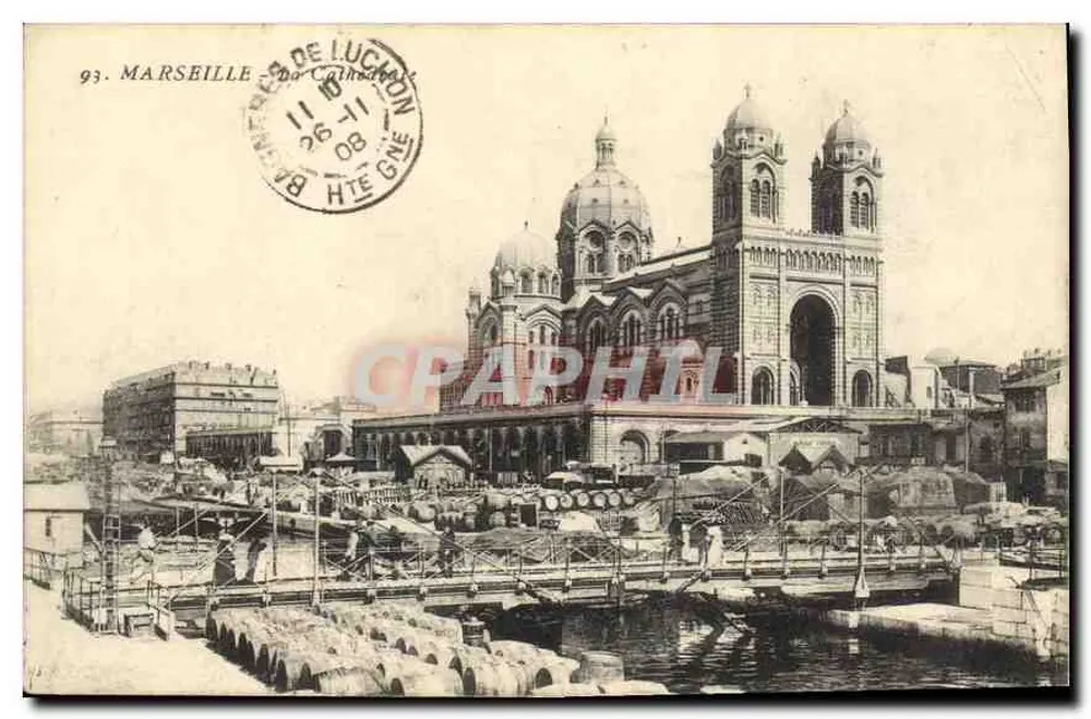 Marseille — Catedral — editor desconhecido, n° 93 - Frente