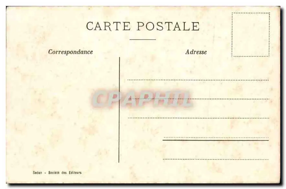 Bazeilles - Zimmer der Letzten Patronen — Edition Sedan - Rückseite