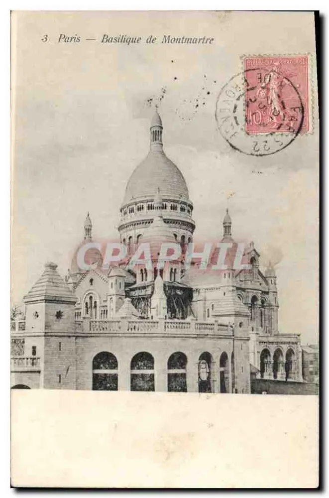 Paris — Basílica de Montmartre - Frente