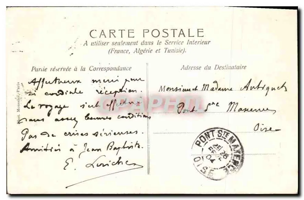 Paris — Basílica de Montmartre - Verso