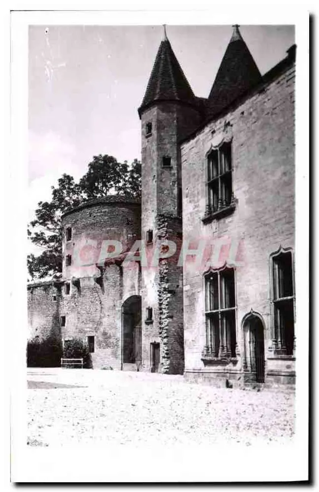 Châteauneuf (Côte d'Or) — Pátio interno — Edições da Borgonha n°139 - Frente