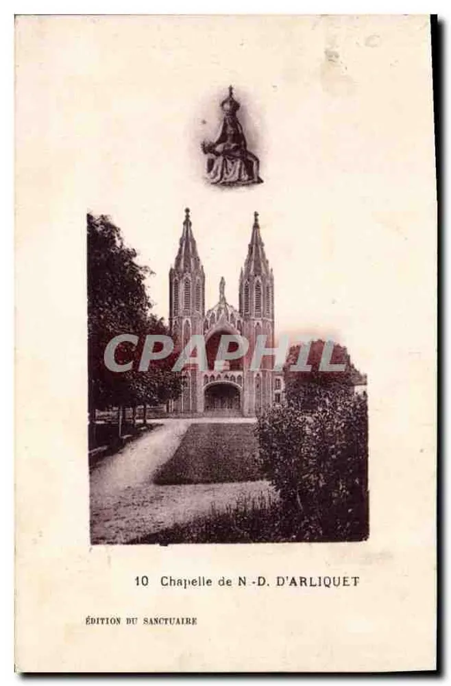 Capela de N.-D. d'Arliquet — Santuário — Edição do Santuário, n°10 - Frente