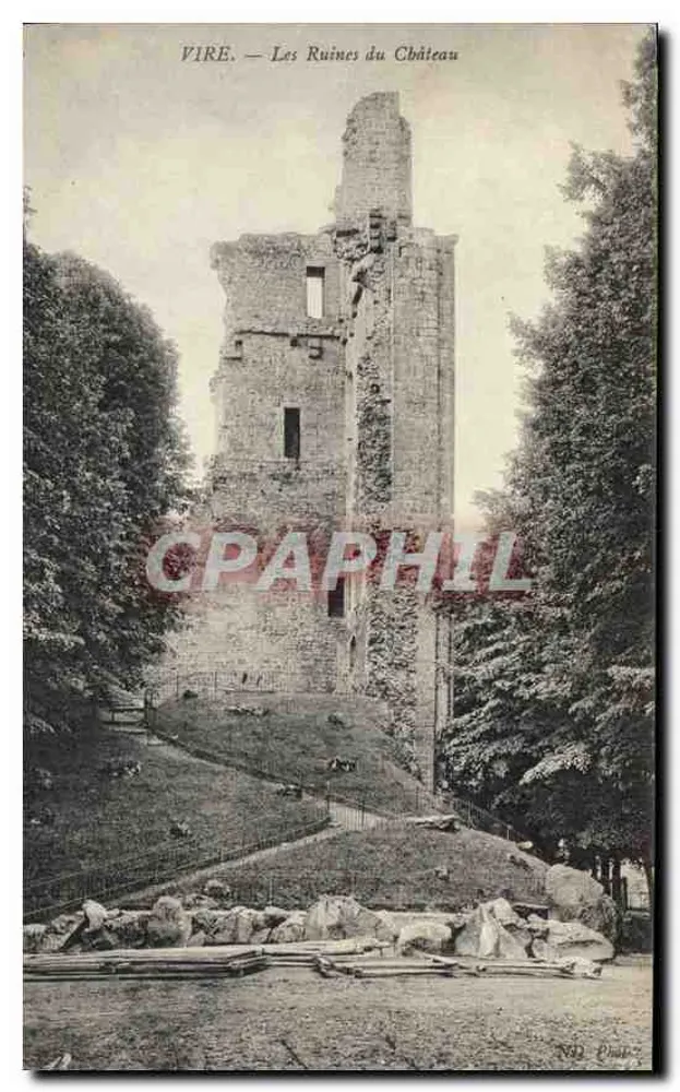 Vire — Ruínas do Castelo — N°92, Foto - Frente