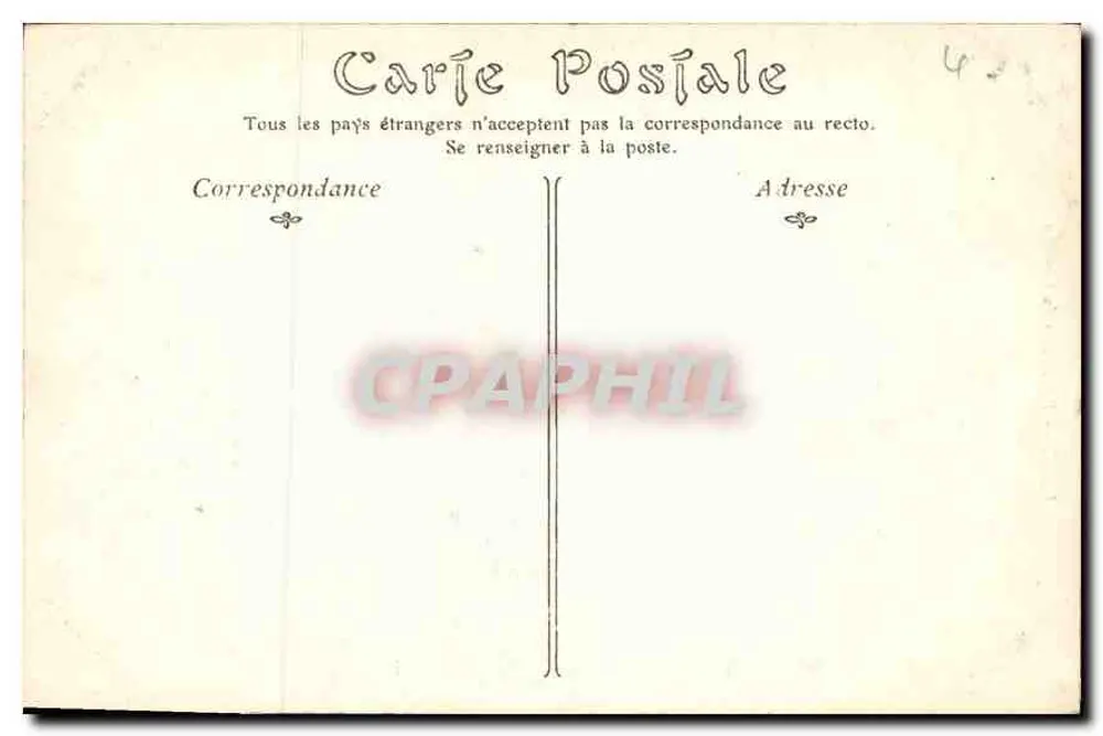 Vire — Ruínas do Castelo — N°92, Foto - Verso