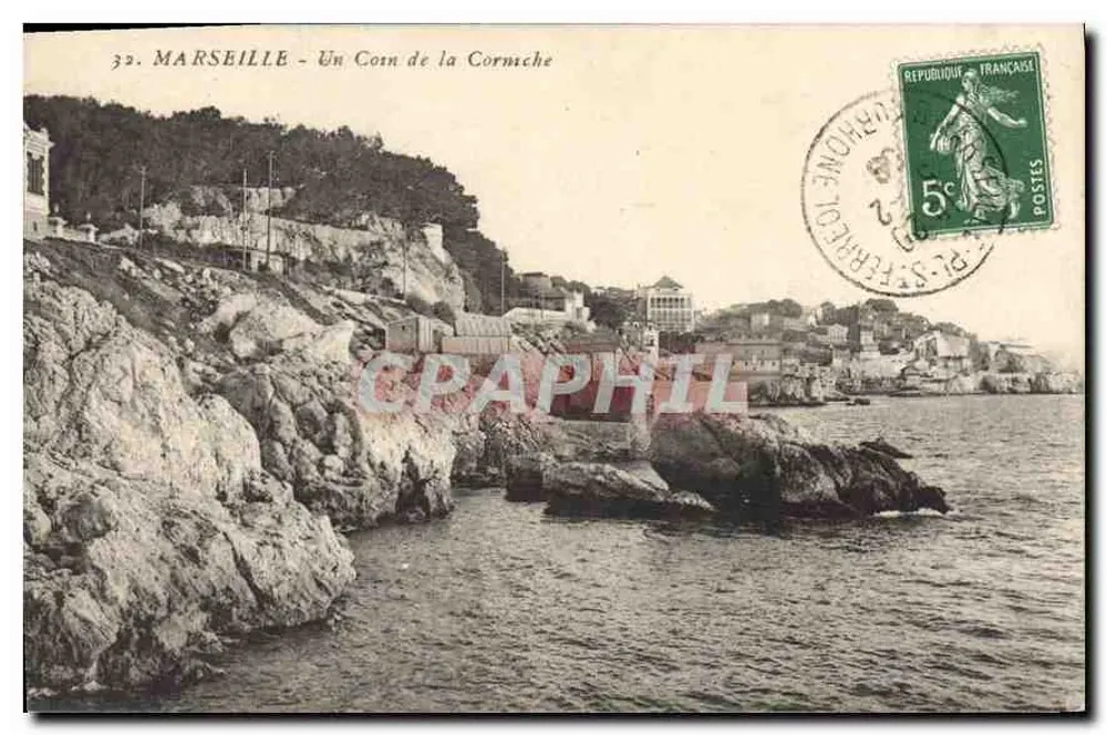 Marseille - Um Canto da Corniche — editor não visível, n° de série 32 - Frente